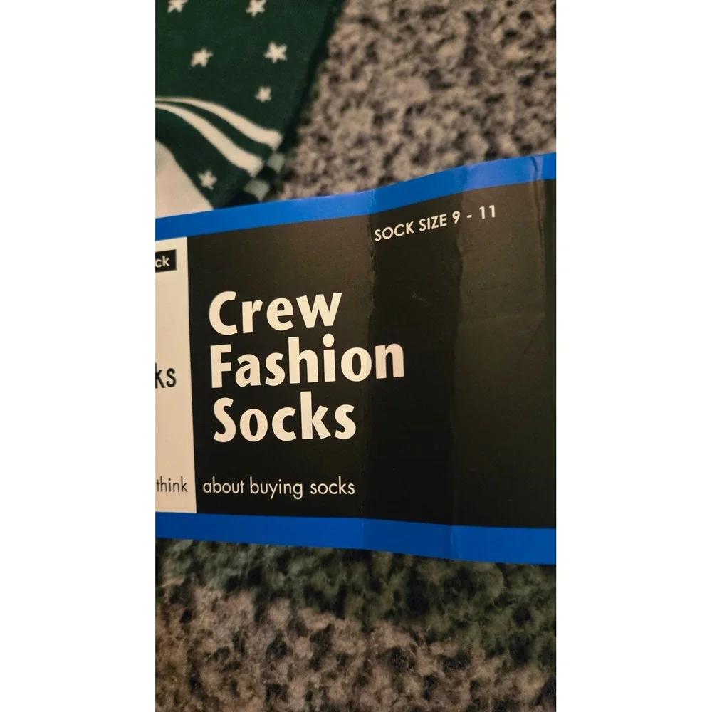 Sagittarius‎ Zodiac Crew Socks Black Grey Astrology Striped Size 9-11
